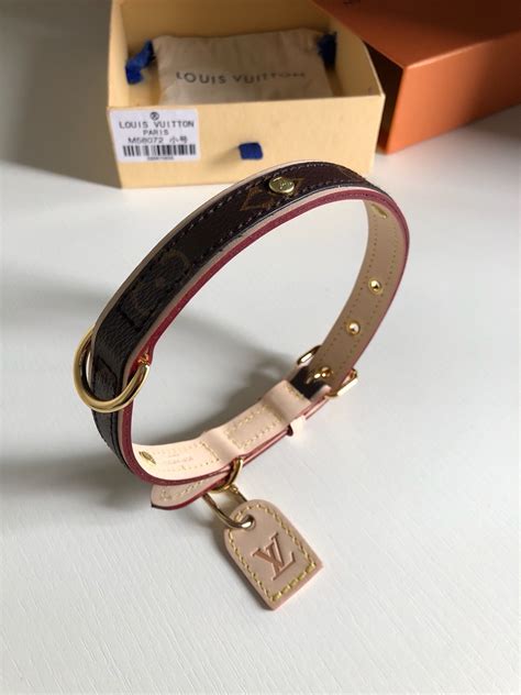 fake louis vuitton dog collar|louis vuitton dog bandana.